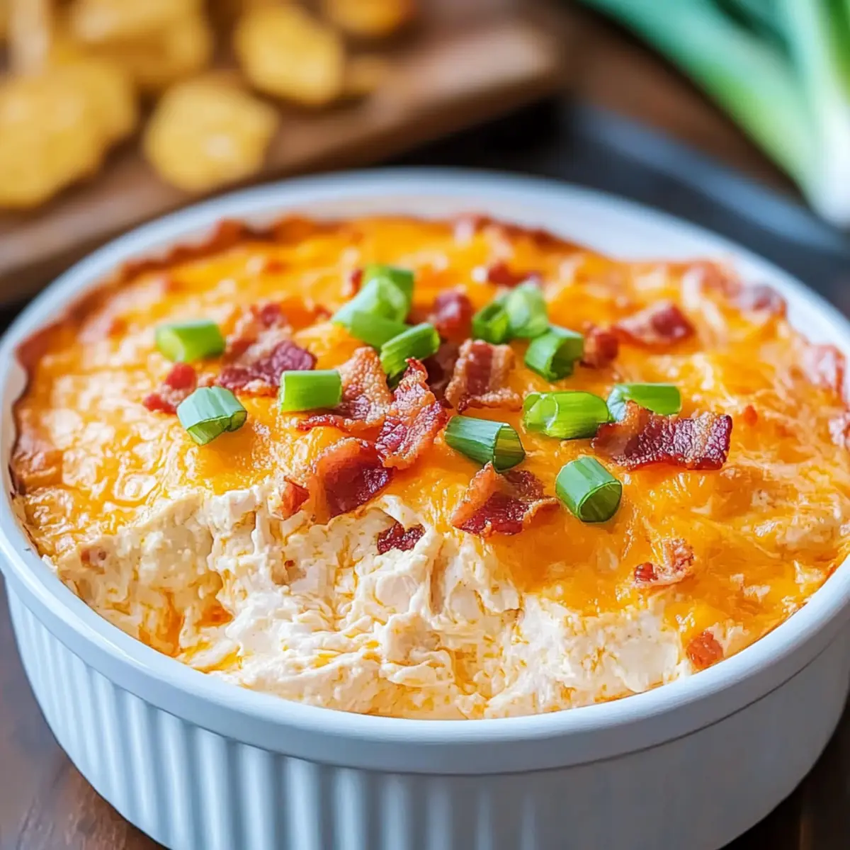 Buffalo Crack Chicken Dip
