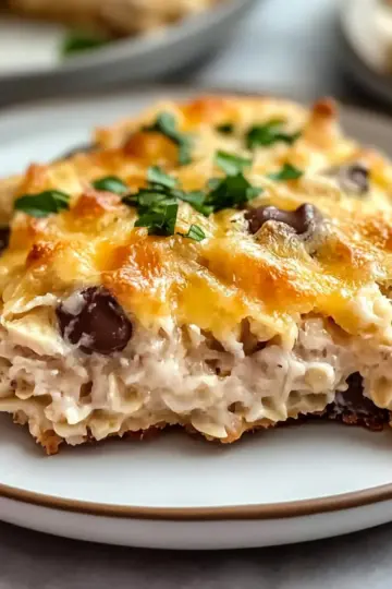 Chicken Cauliflower Rice Casserole