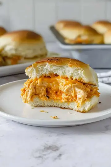 Buffalo Chicken Dip Sliders