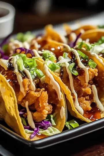 Chicken Wonton Tacos Recipe
