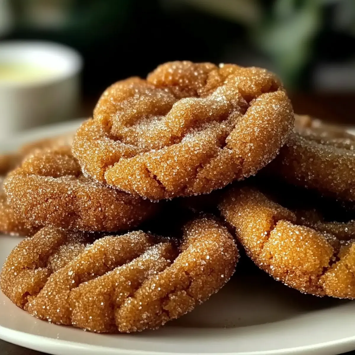 Churro Crinkle Cookies Recipe