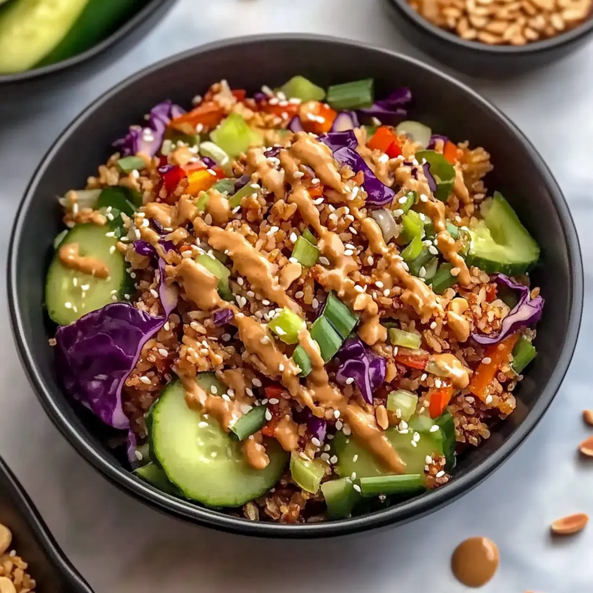 Quick Crispy Rice Salad