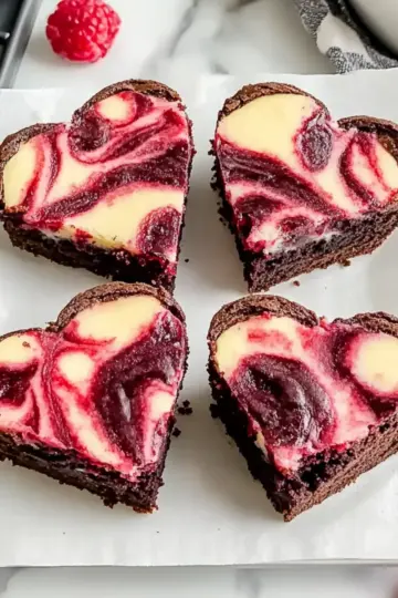 Heart Shaped Brownies