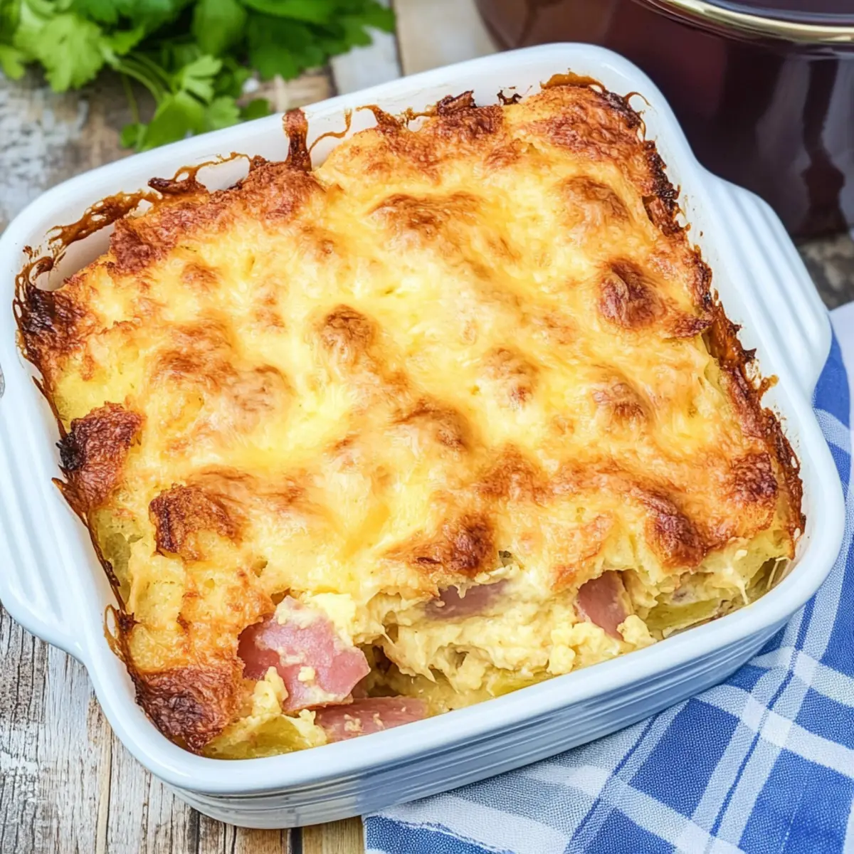 Monte Cristo Breakfast Casserole