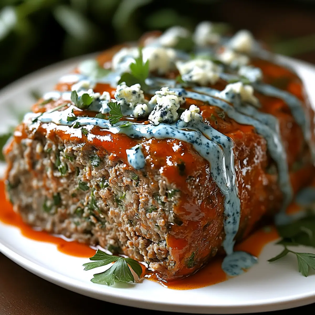 Spicy Buffalo Meatloaf