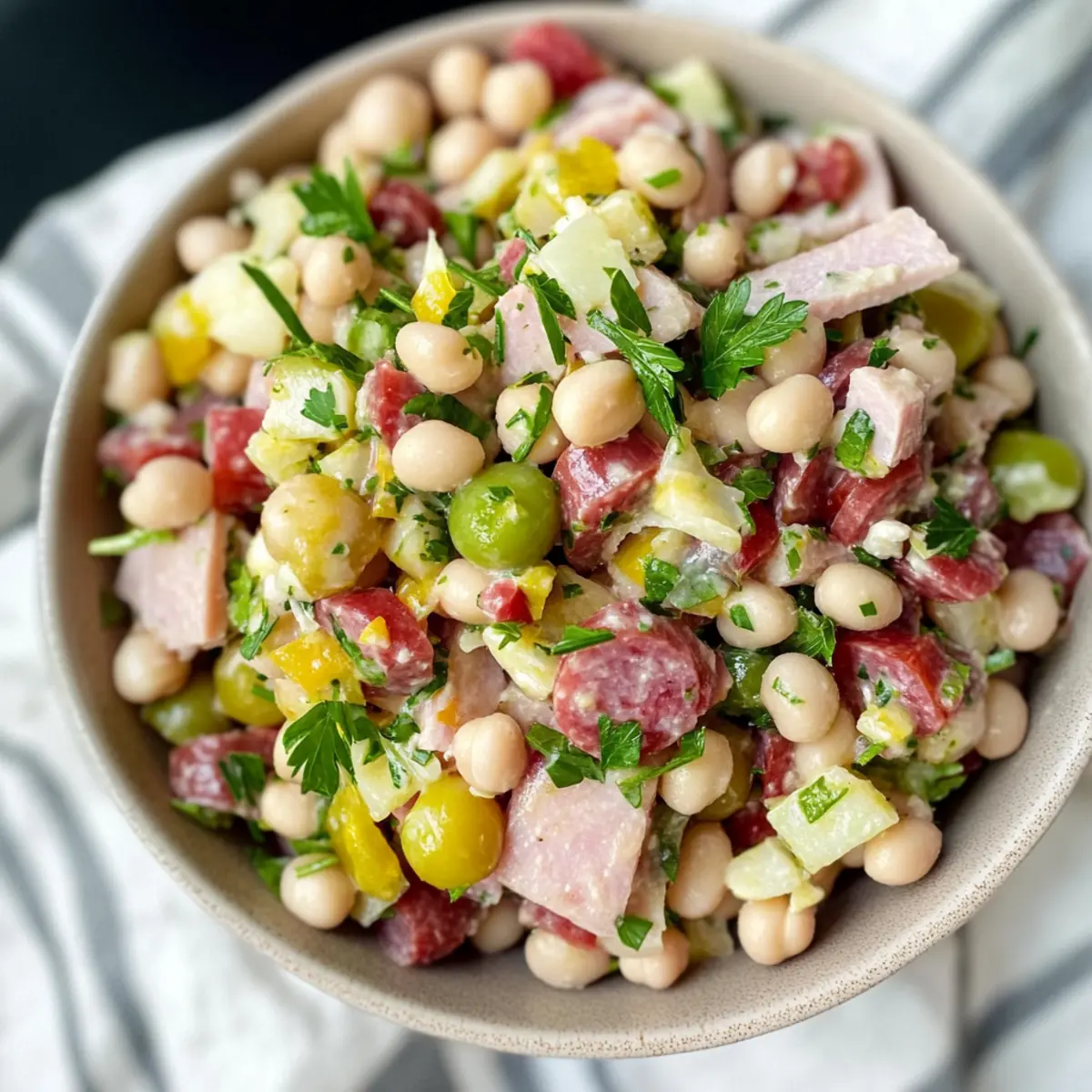 Italian Grinder Bean Salad