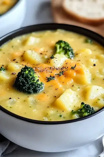 Broccoli Potato Cheese Soup