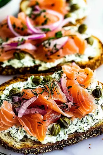 Smoked Salmon Toasts