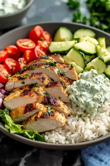 Mediterranean Chicken Bowl