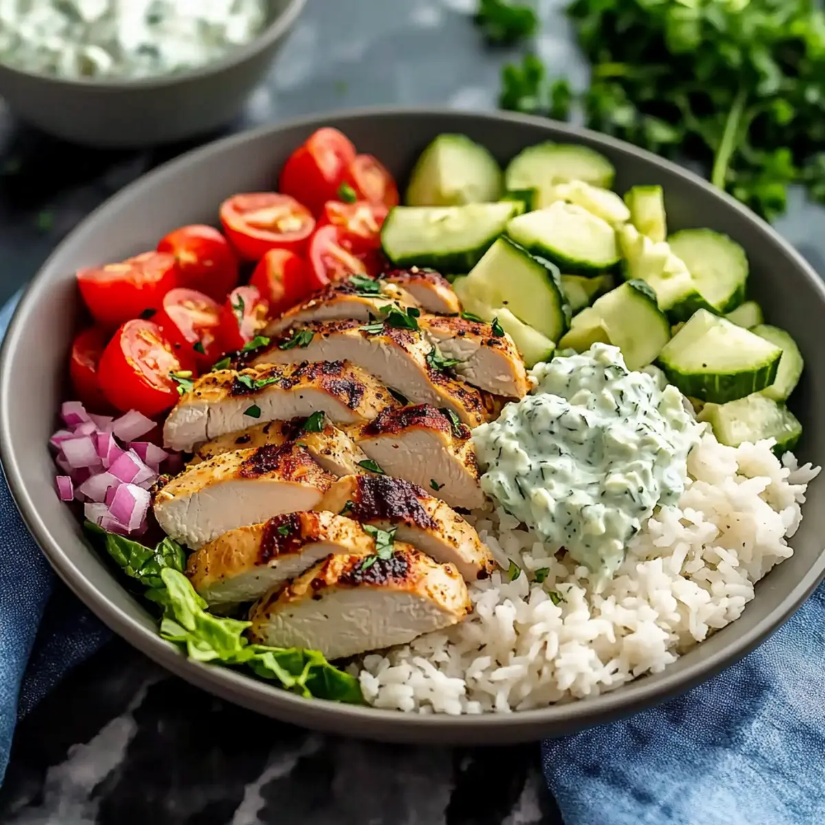 Mediterranean Chicken Bowl
