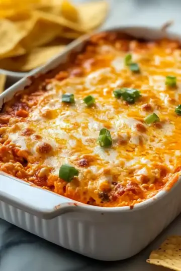 Baked Buffalo Chicken Dip
