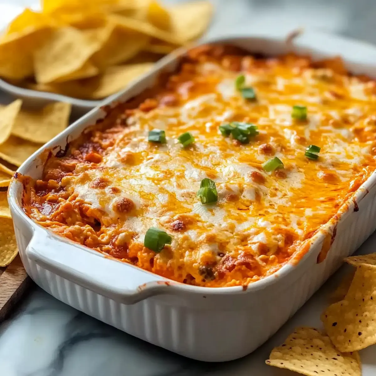 Baked Buffalo Chicken Dip