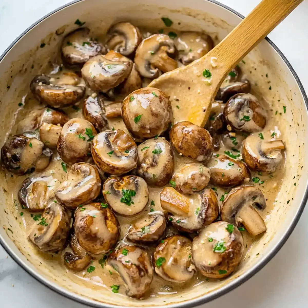 Garlic Parmesan Sautéed Mushrooms