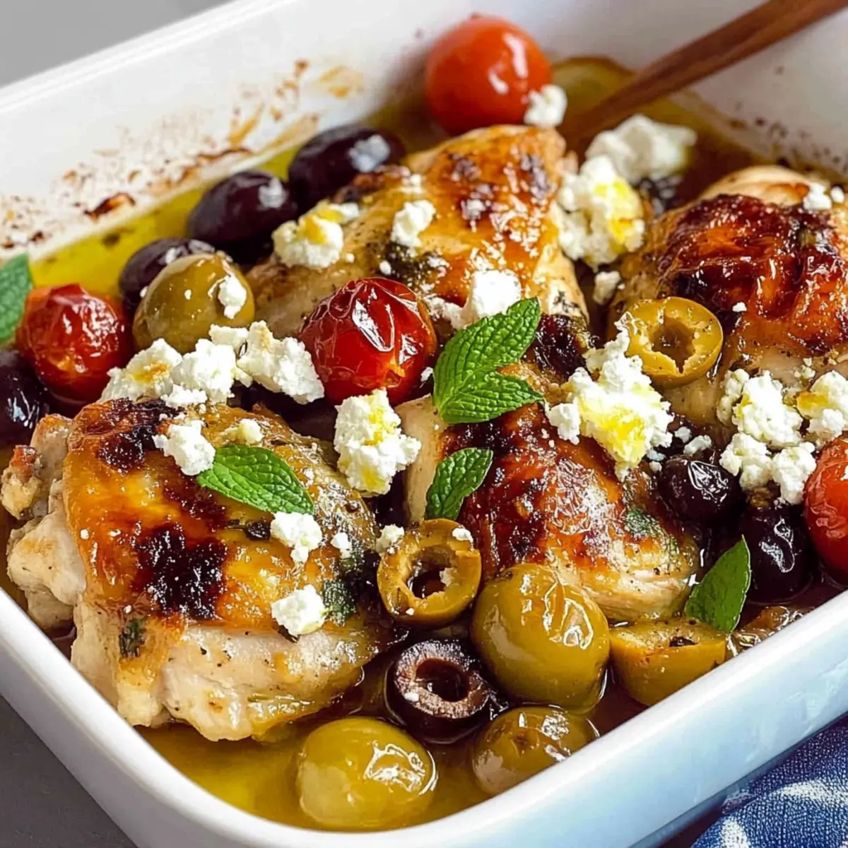Baked Greek Chicken