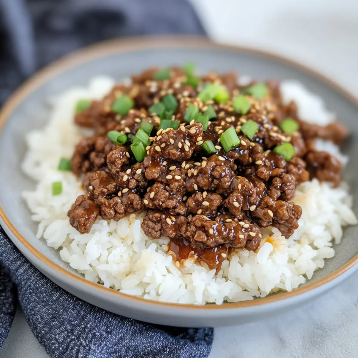 Teriyaki Ground Beef