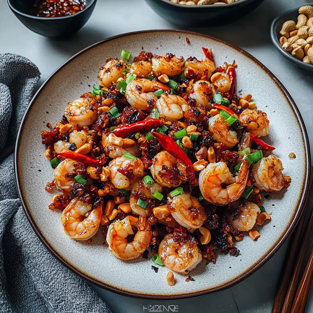Sichuan Shrimp Stir Fry