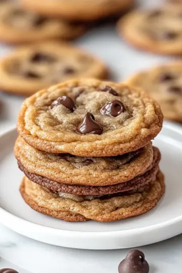 Crispy Chocolate Chip Cookies