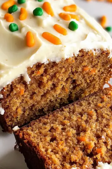 Moist Carrot Cake Loaf Cake
