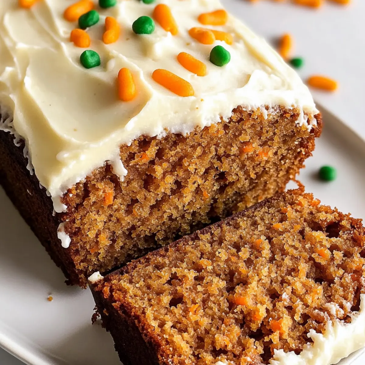 Moist Carrot Cake Loaf Cake