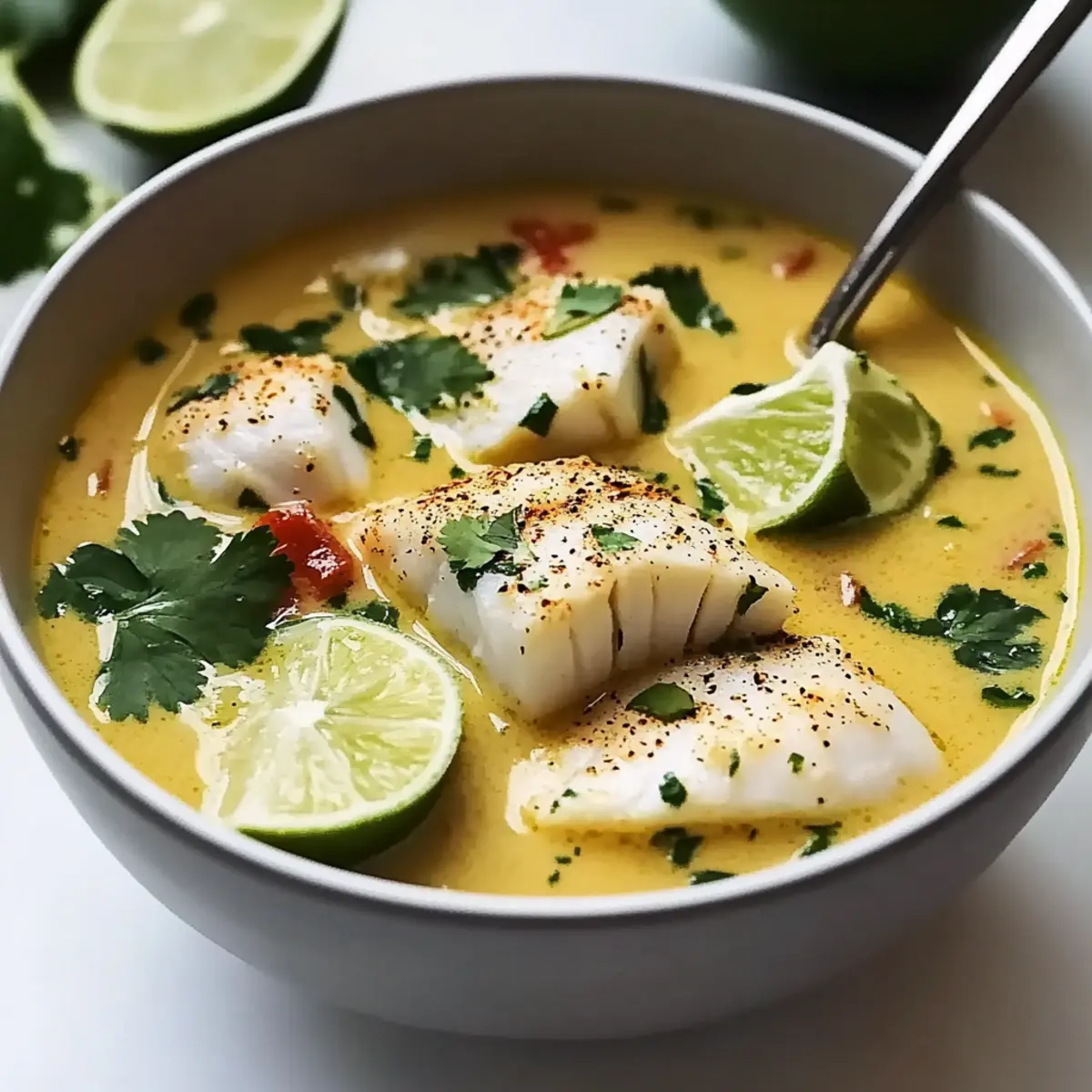 Coconut Lime Fish Soup