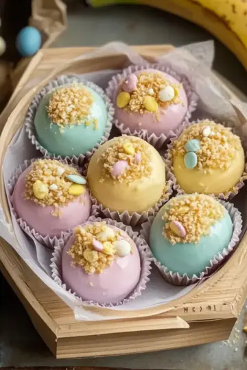 Banana Pudding Easter Truffles