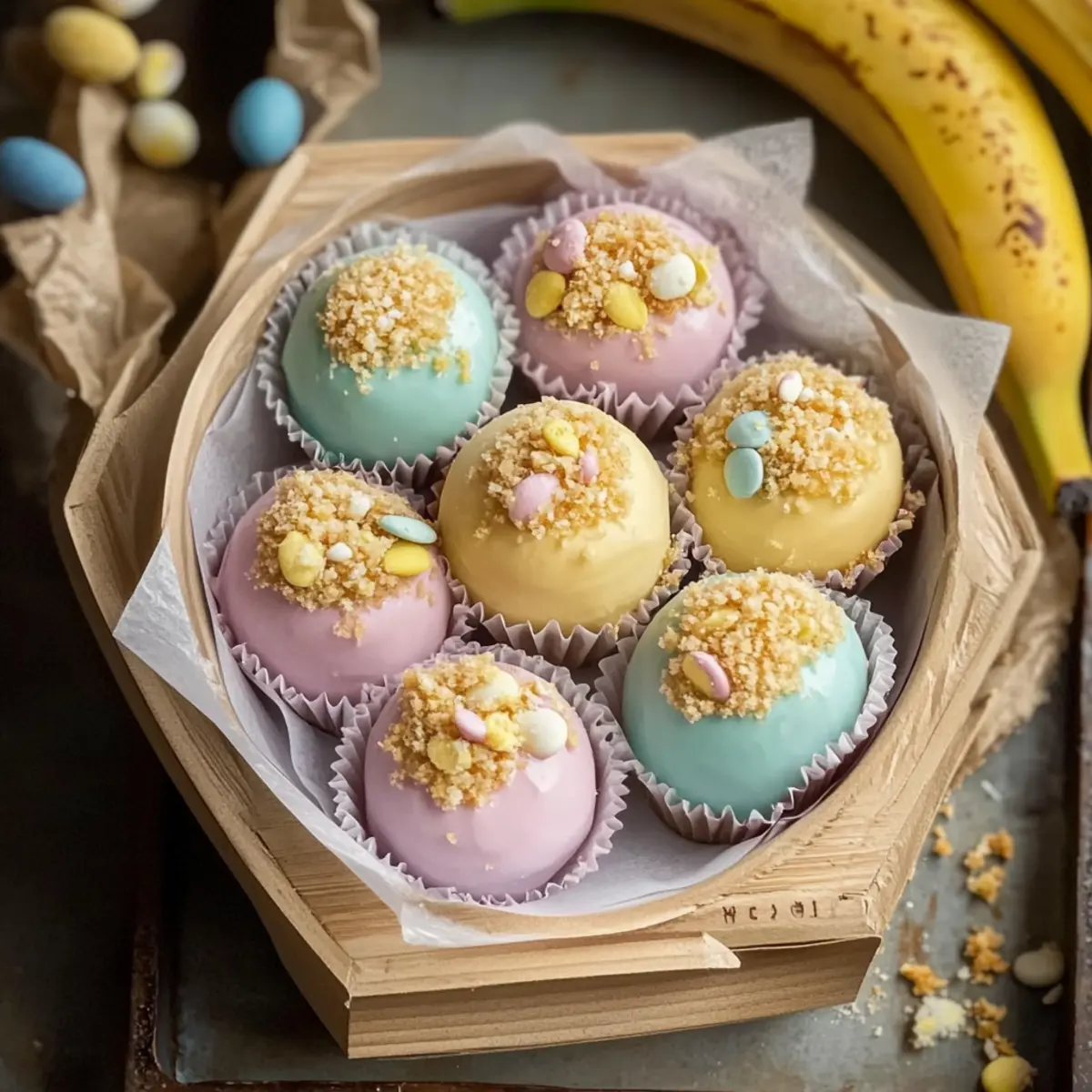 Banana Pudding Easter Truffles