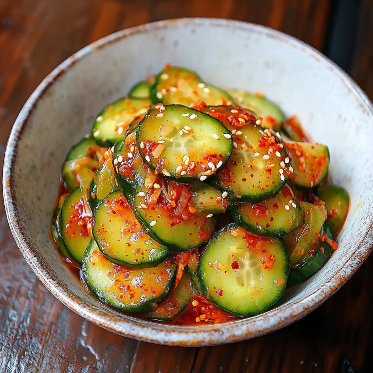 Oi Muchim (Spicy Cucumber Salad)