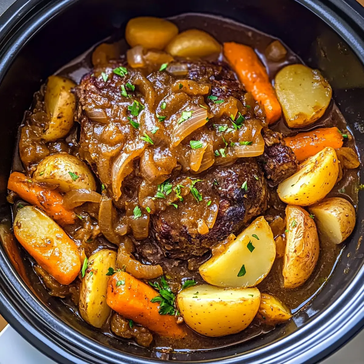 French Onion Pot Roast