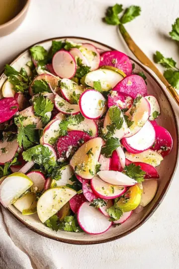 Fresh Radish and Herb Salad