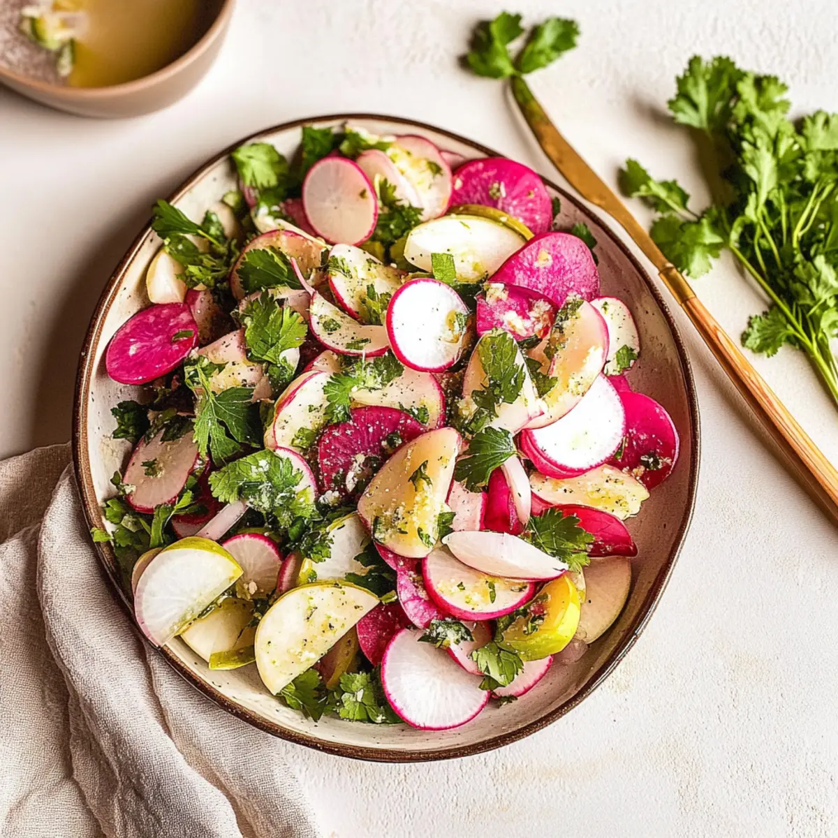 Fresh Radish and Herb Salad