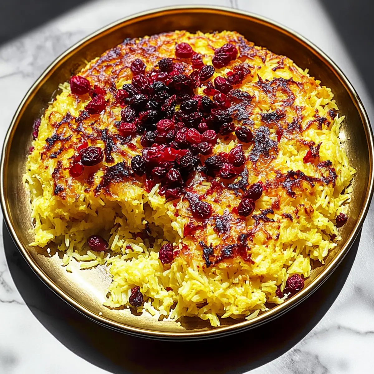 Baked Saffron Rice with Barberries