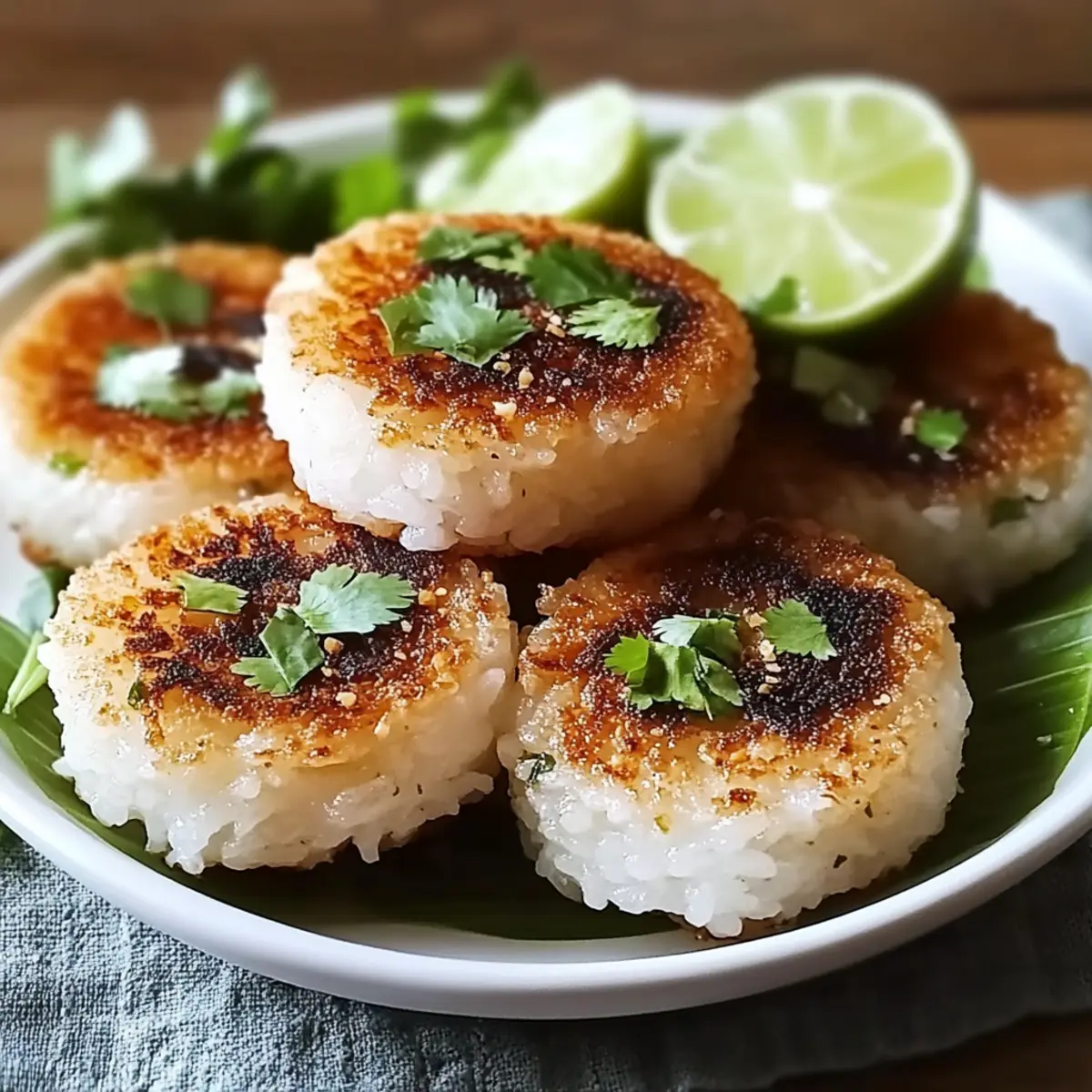 Thai Coconut Lemongrass Rice Cakes
