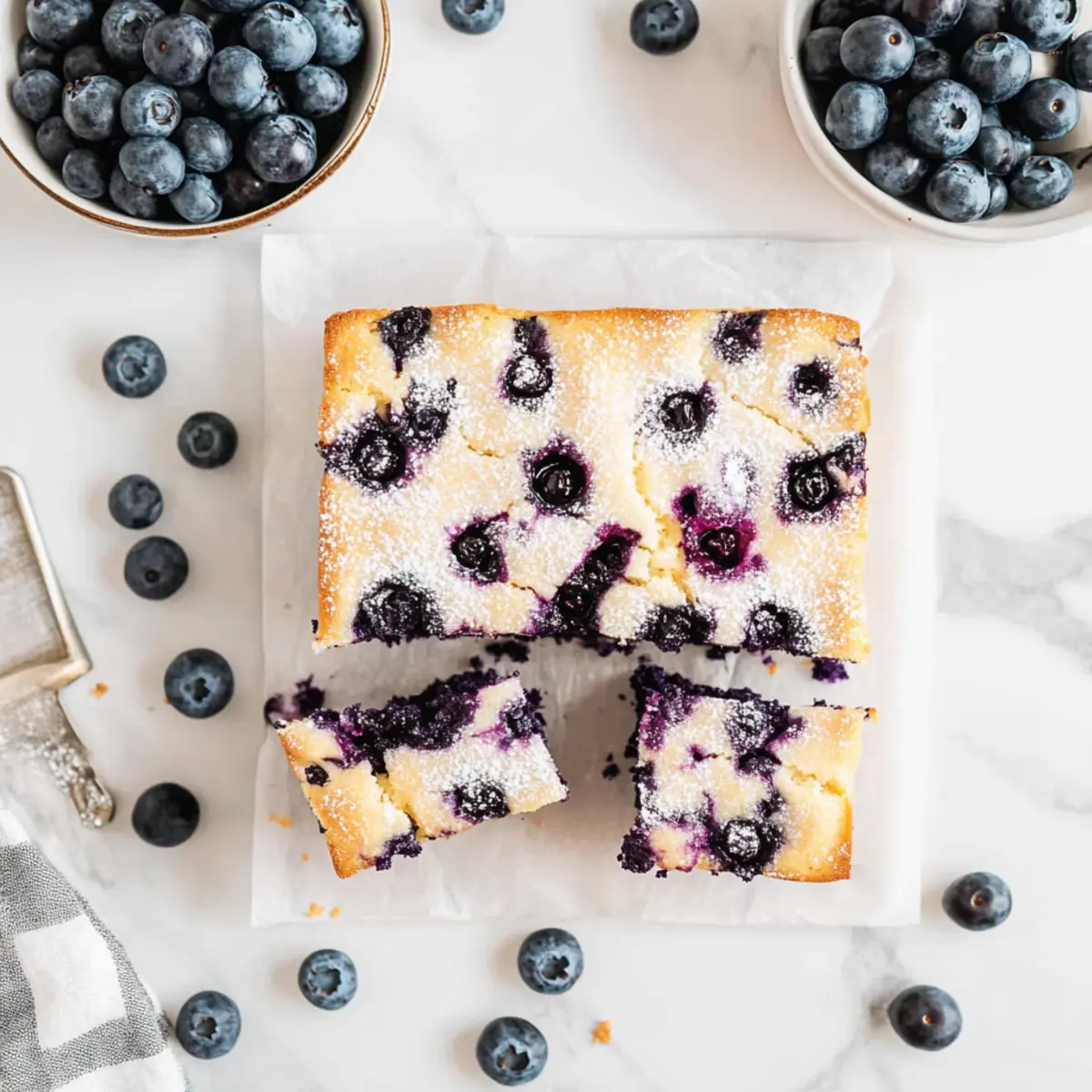 Buttermilk Blueberry Breakfast Cake