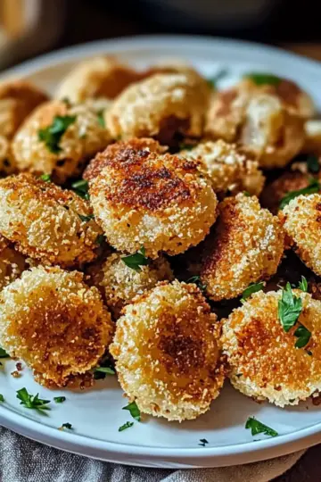 Air Fryer Breaded Mushrooms