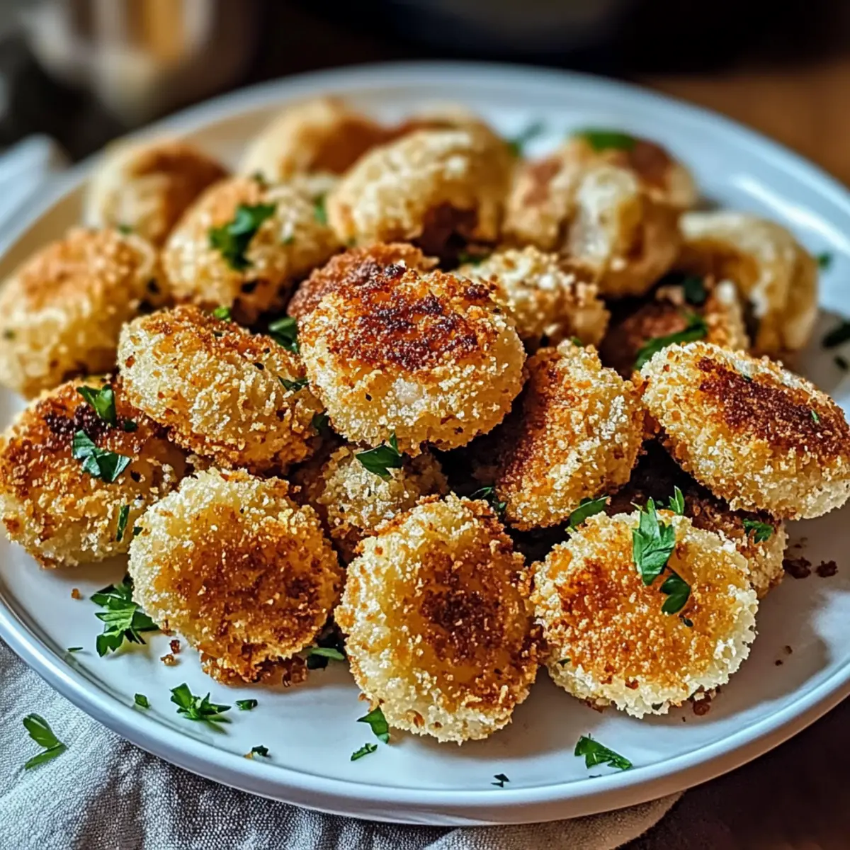 Air Fryer Breaded Mushrooms