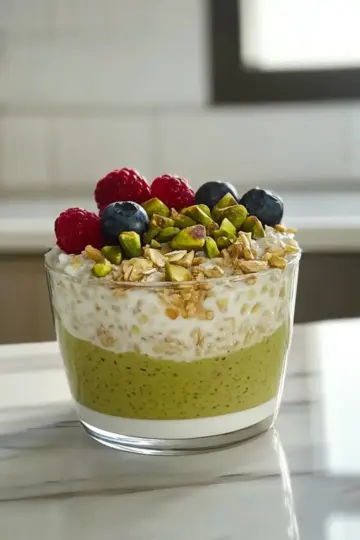Pistachio Overnight Oats