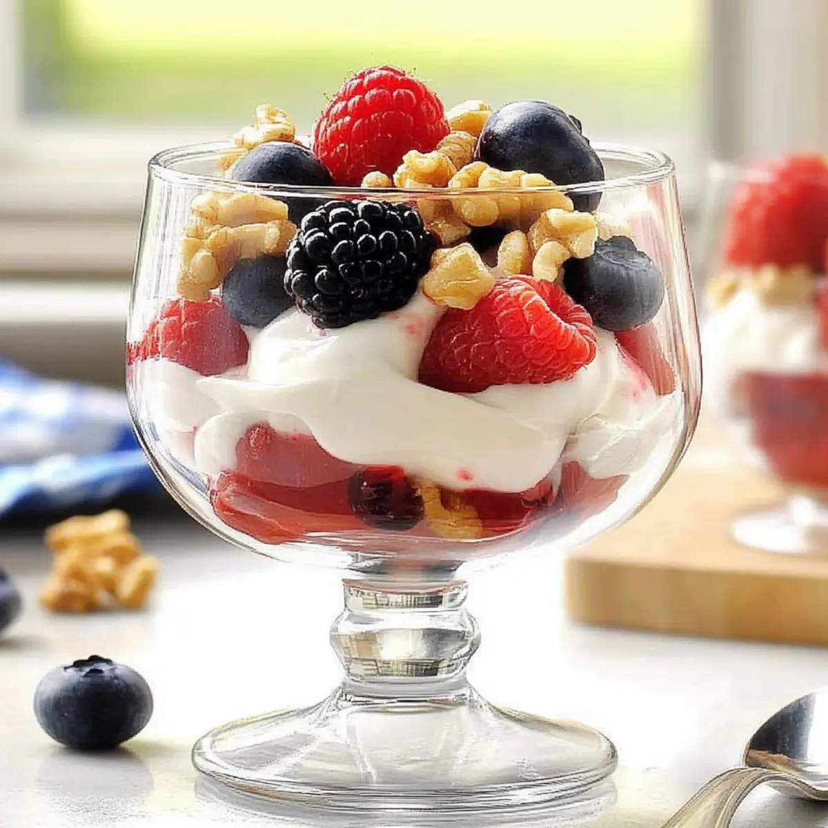 Mixed Berry Sundaes for 2