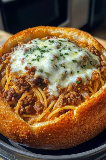 Garlic Butter Spaghetti Bowls