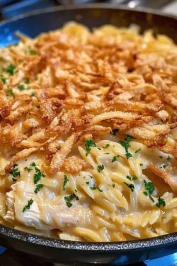 French Onion Chicken Orzo