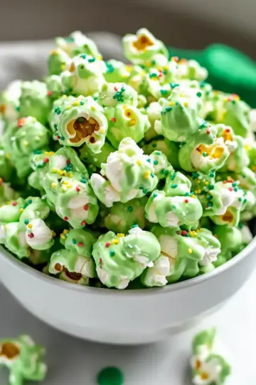 Green Sprinkle Popcorn