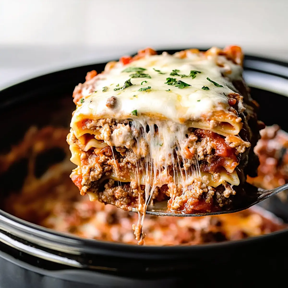 Slow Cooker Lasagna