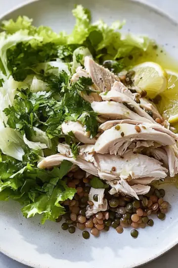Poached Chicken Salad