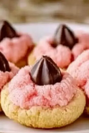 Strawberry Kiss Cookies