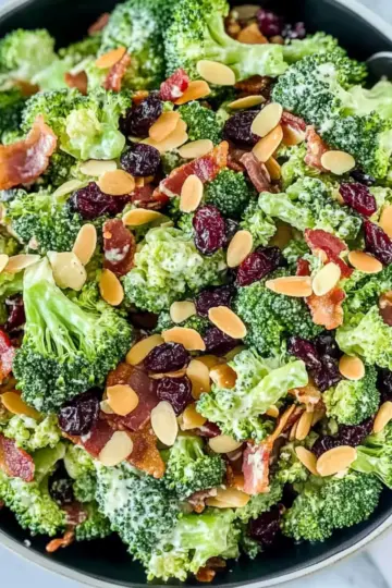 Broccoli Salad with Bacon and Cranberries