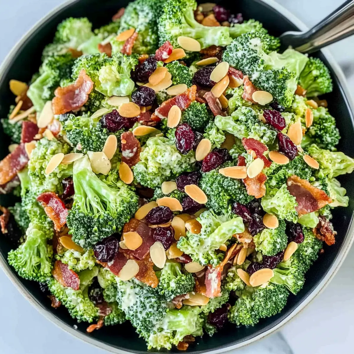 Broccoli Salad with Bacon and Cranberries