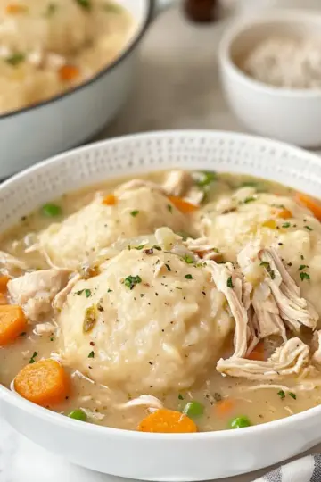 Slow Cooker Chicken and Dumplings