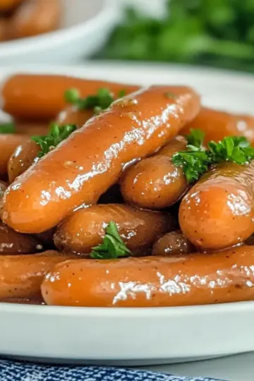 Slow Cooker Glazed Carrots