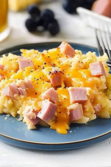 Ham and Cheese Breakfast Casserole