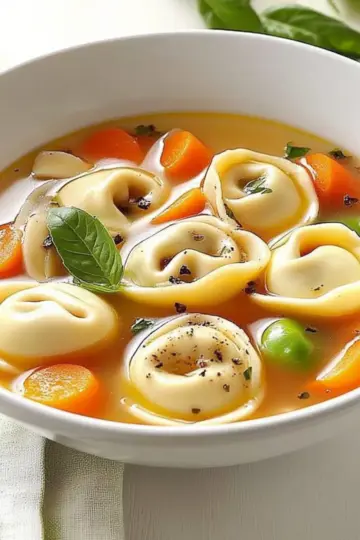 Tortellini Primavera Soup
