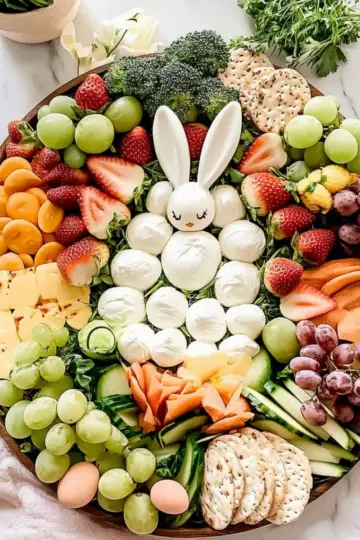 Easter Bunny Charcuterie Board